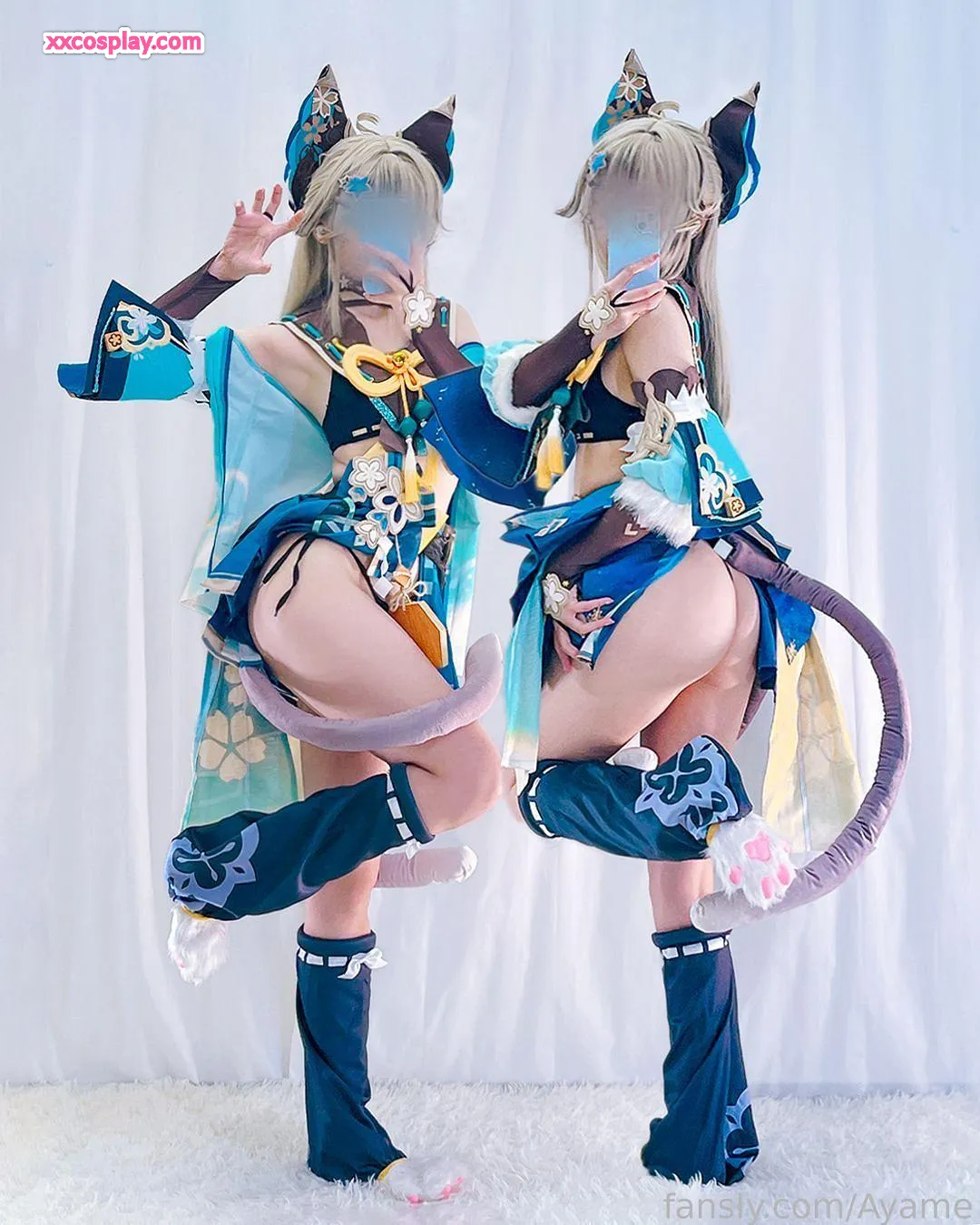 Ayame sebagai Kirara - Cosplay Genshin Impact